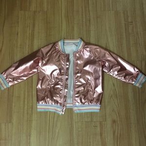 Toddler girls 3t highlighter jacket and bomber